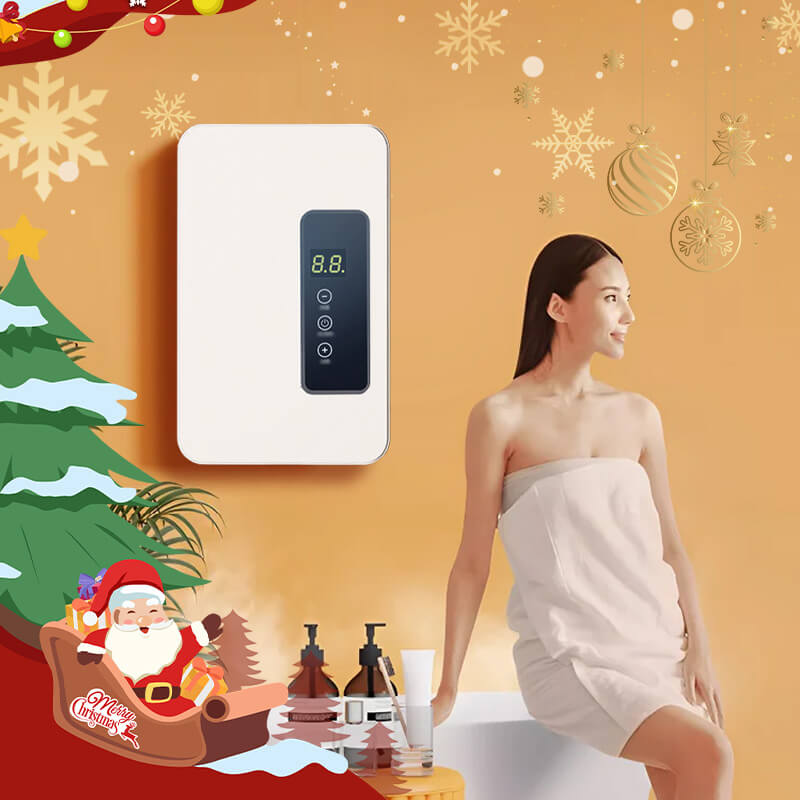 🔥50% DE RÉDUCTION ! ✨ Chauffe-eau Instantané sans Réservoir - Design Compact avec Contrôle de Température Numérique pour Économie d'Énergie ⚡🚿